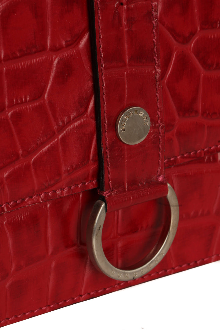 Bolsa Burberry rojo, detalle 8 – ClosetRehab