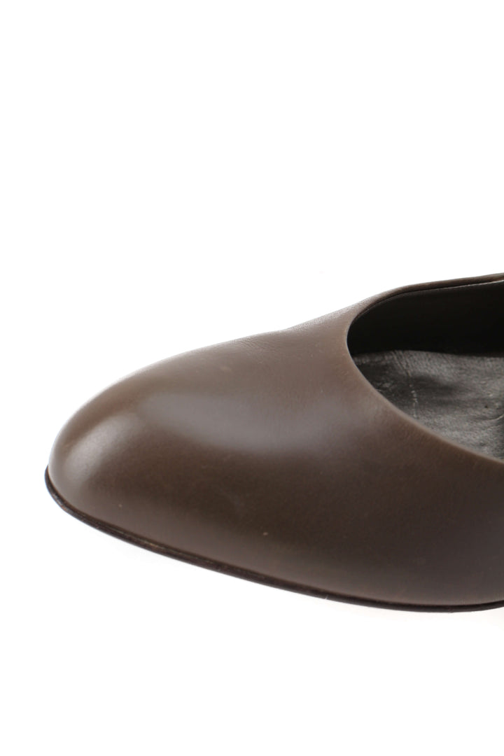 Zapato Salvatore Ferragamo café, detalle 11 – ClosetRehab