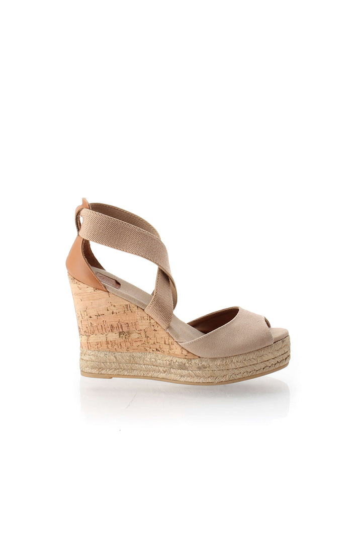 Zapato Tory Burch café, vista frontal – ClosetRehab