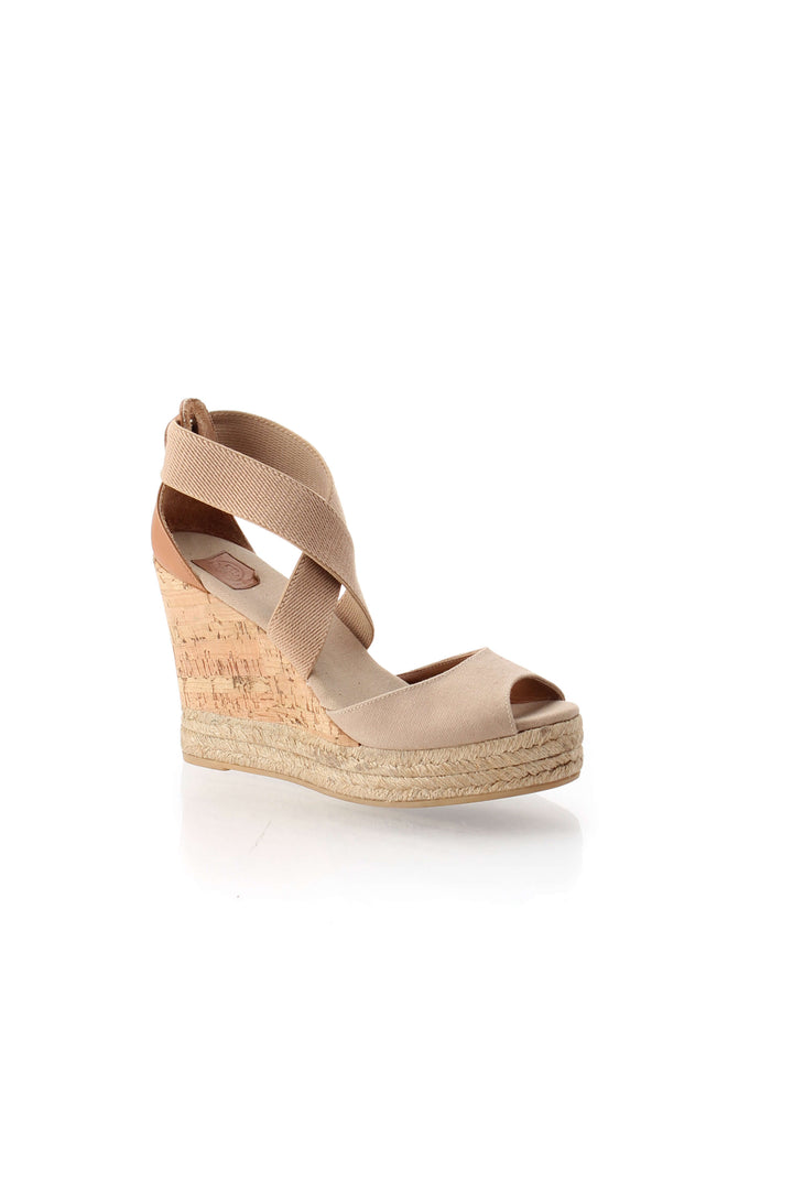 Zapato Tory Burch café, vista posterior – ClosetRehab