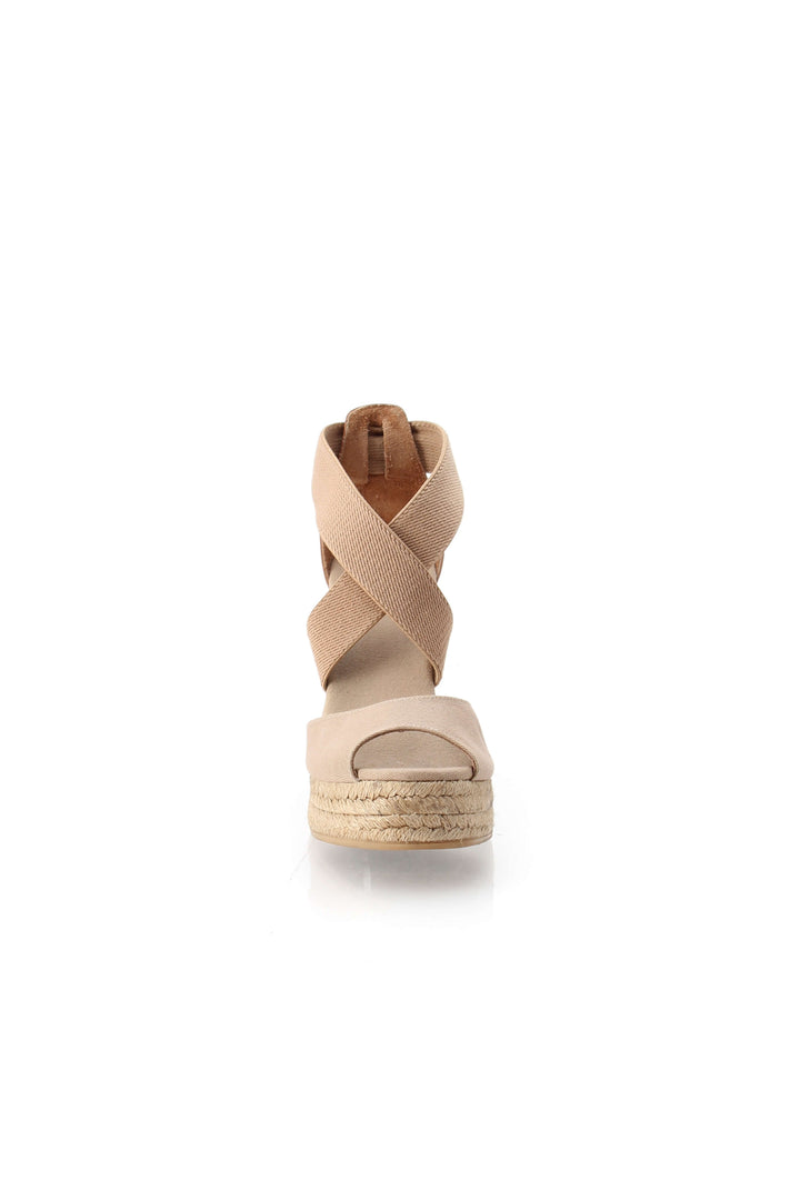 Zapato Tory Burch café, vista lateral – ClosetRehab