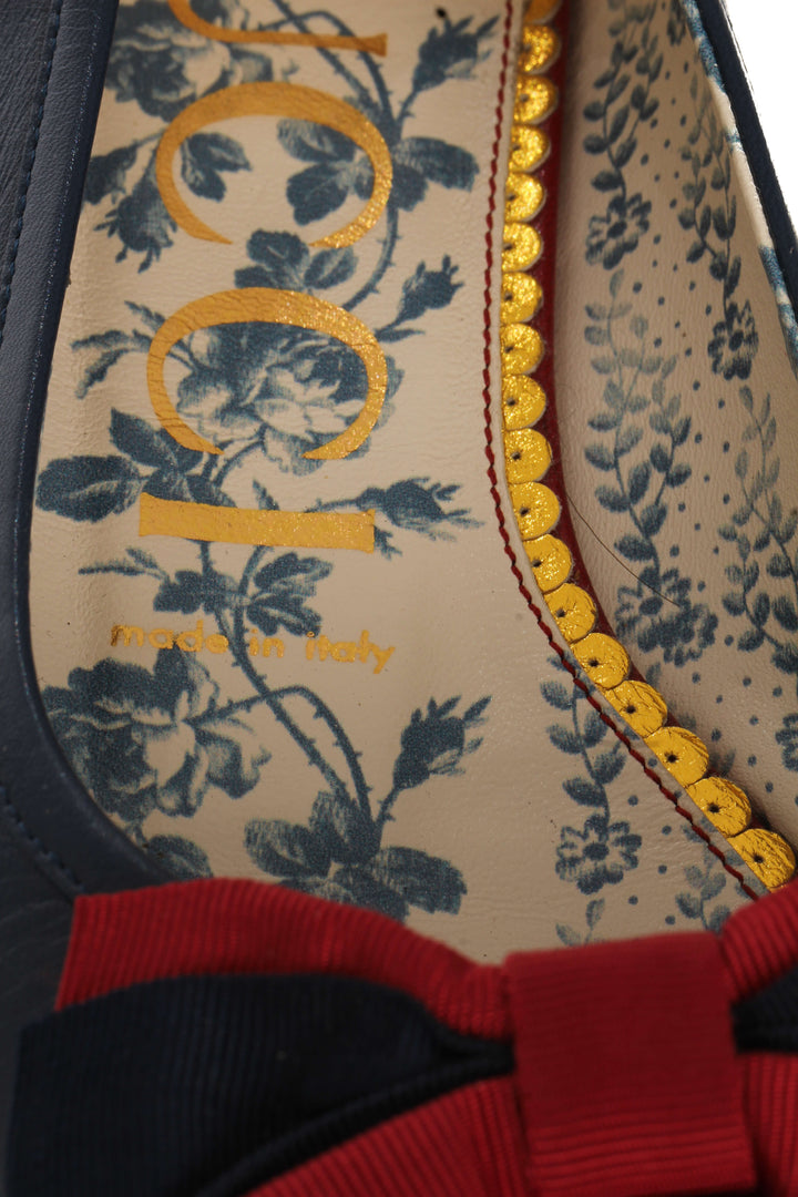 Zapato Gucci azul, detalle 11 – ClosetRehab