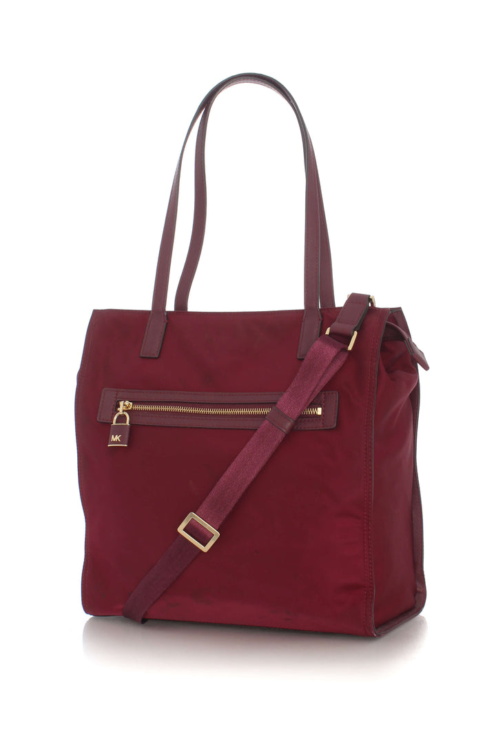 Bolsa Michael Kors morado, vista posterior – ClosetRehab