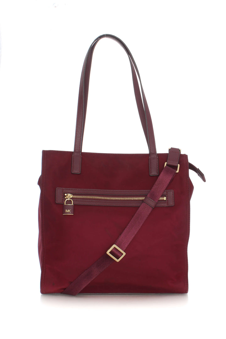Bolsa Michael Kors morado, vista frontal – ClosetRehab