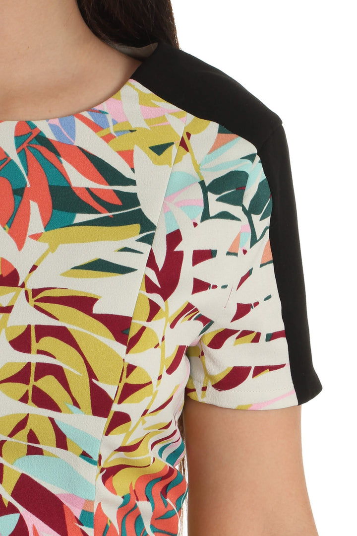 Vestido BCBG Maxazria estampado, detalle – ClosetRehab