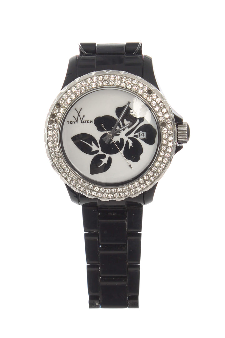 Reloj Toy Watch negro, vista frontal – ClosetRehab