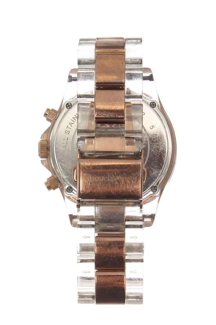 Reloj Michael Kors bronce, vista posterior – ClosetRehab