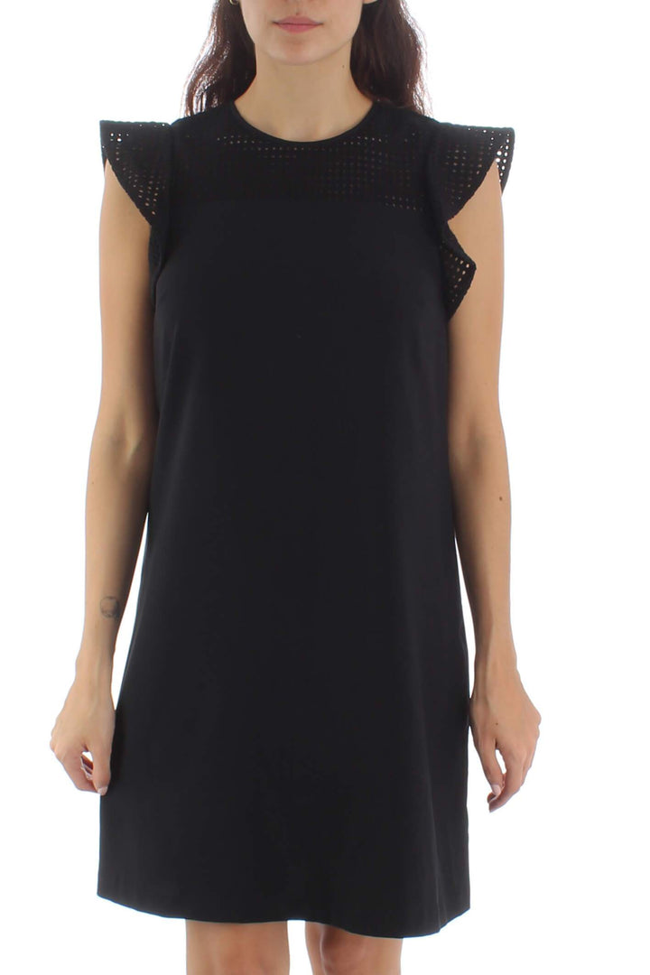 Vestido Michael Kors negro, vista frontal – ClosetRehab