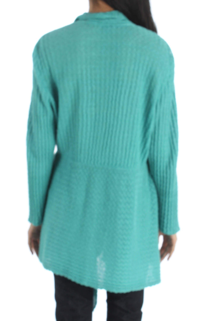 Suéter Lafayette148 verde, vista posterior – ClosetRehab