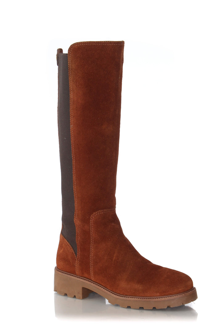 Zapato Tory Burch café, vista posterior – ClosetRehab