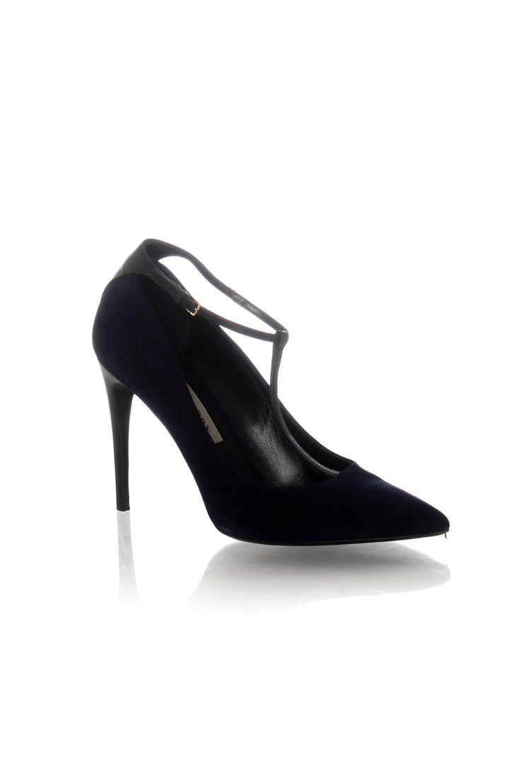 Zapato Burberry azul, vista posterior – ClosetRehab