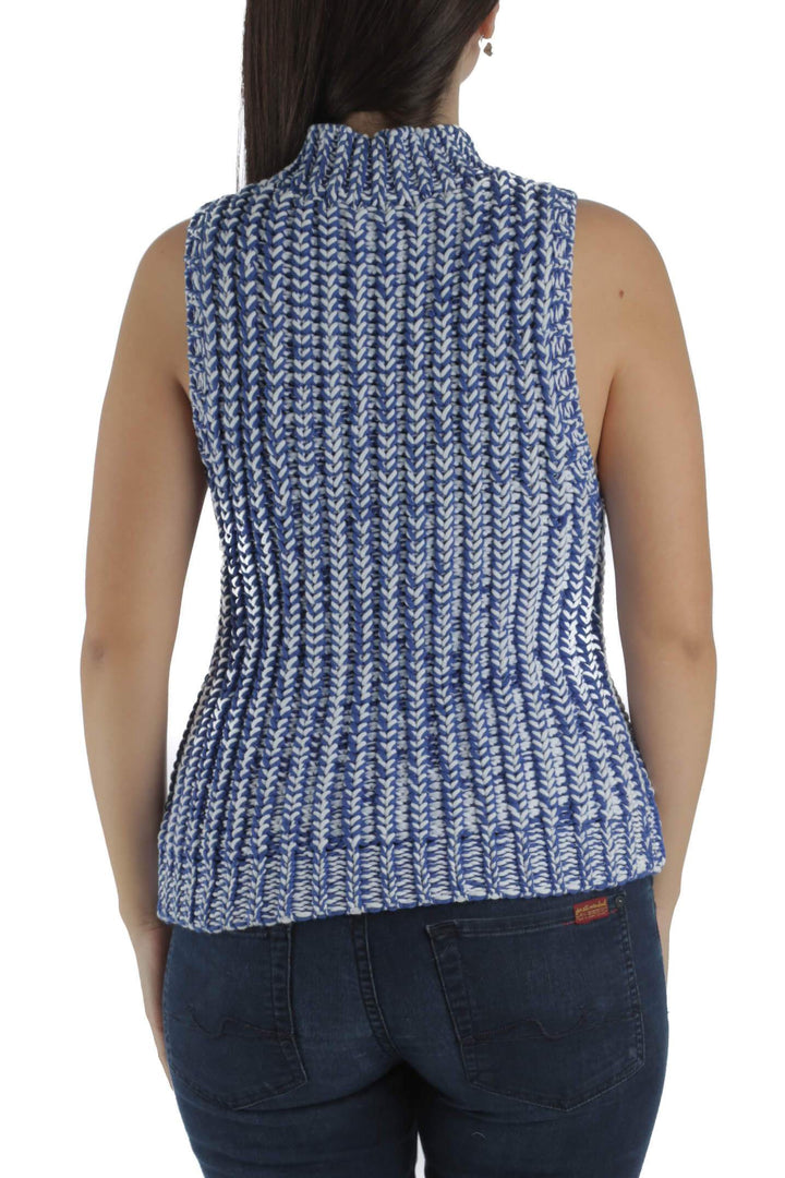 Blusa Alice + Olivia azul, vista posterior – ClosetRehab