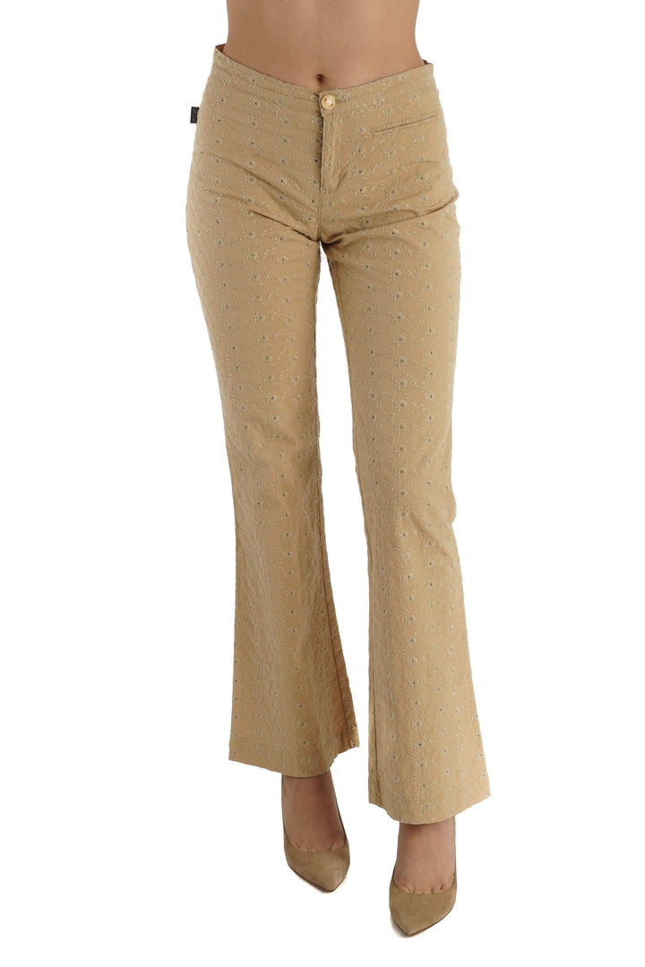Pantalón Moschino café, vista frontal – ClosetRehab
