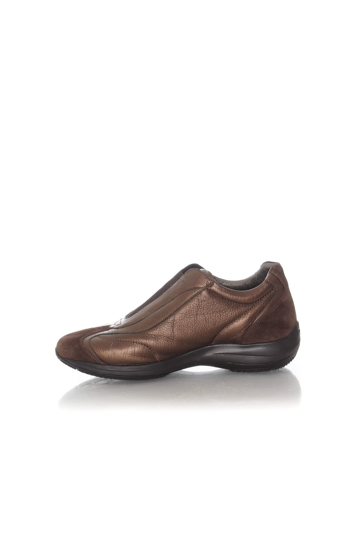 Zapato Salvatore Ferragamo café, detalle – ClosetRehab
