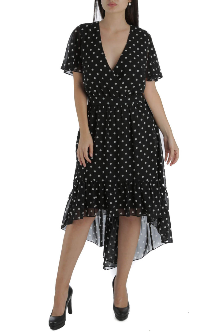 Vestido Vince Camuto NWT negro, vista frontal – ClosetRehab