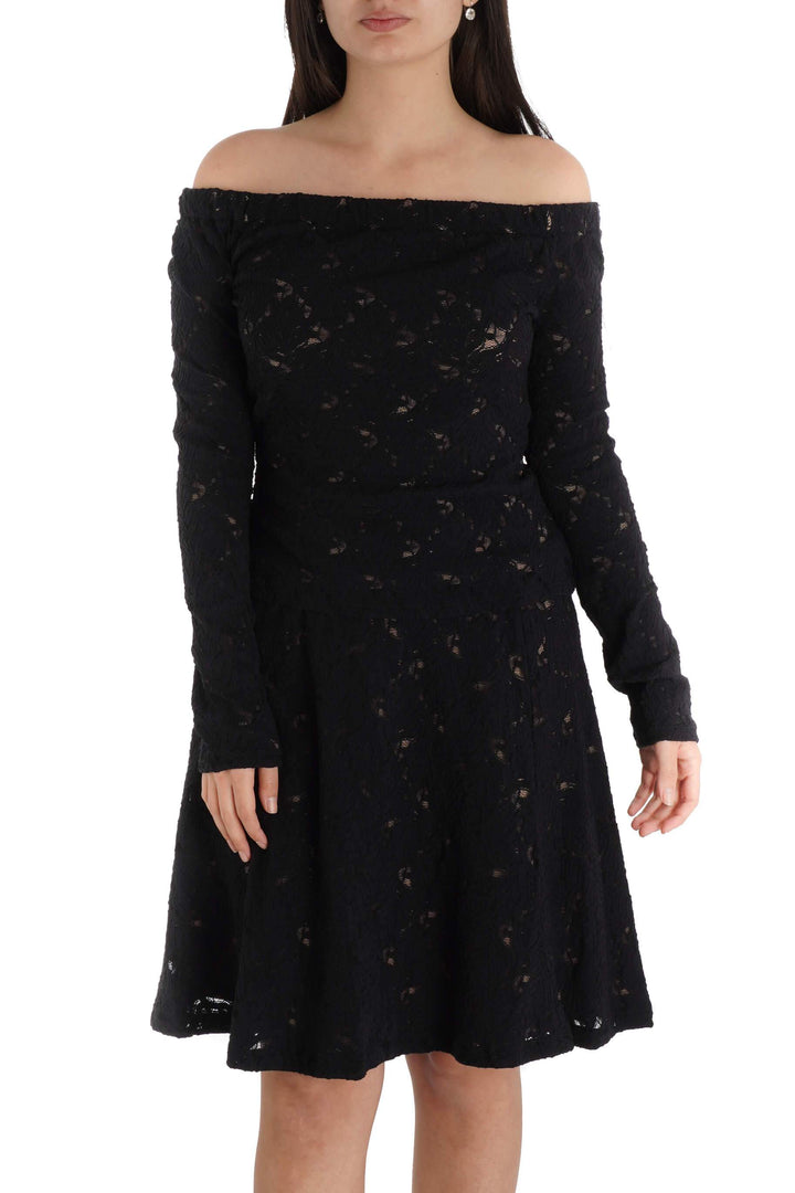 Vestido BCBG Maxazria NWT estampado, vista frontal – ClosetRehab