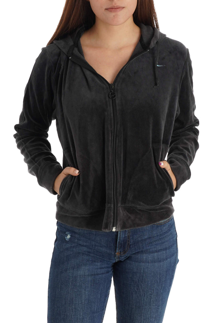 Sudadera Nike gris, vista frontal – ClosetRehab