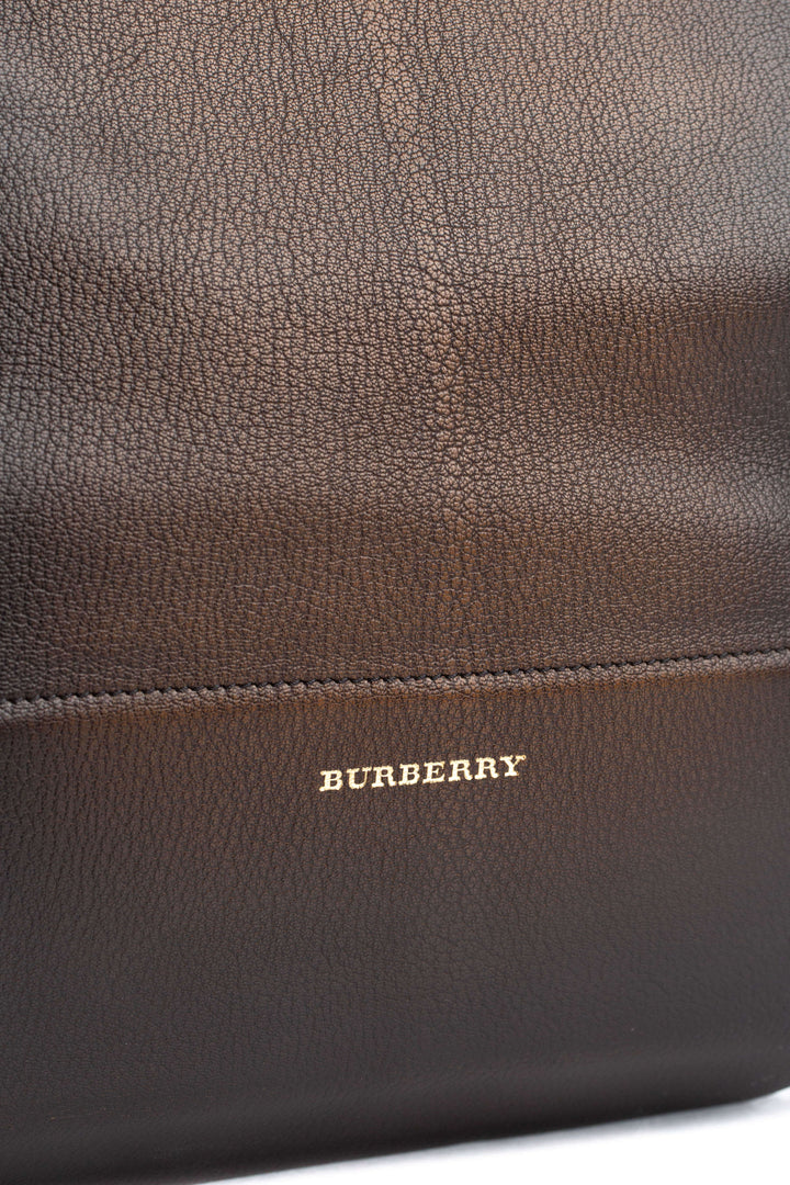 Bolsa Burberry café y negro, detalle 6 – ClosetRehab