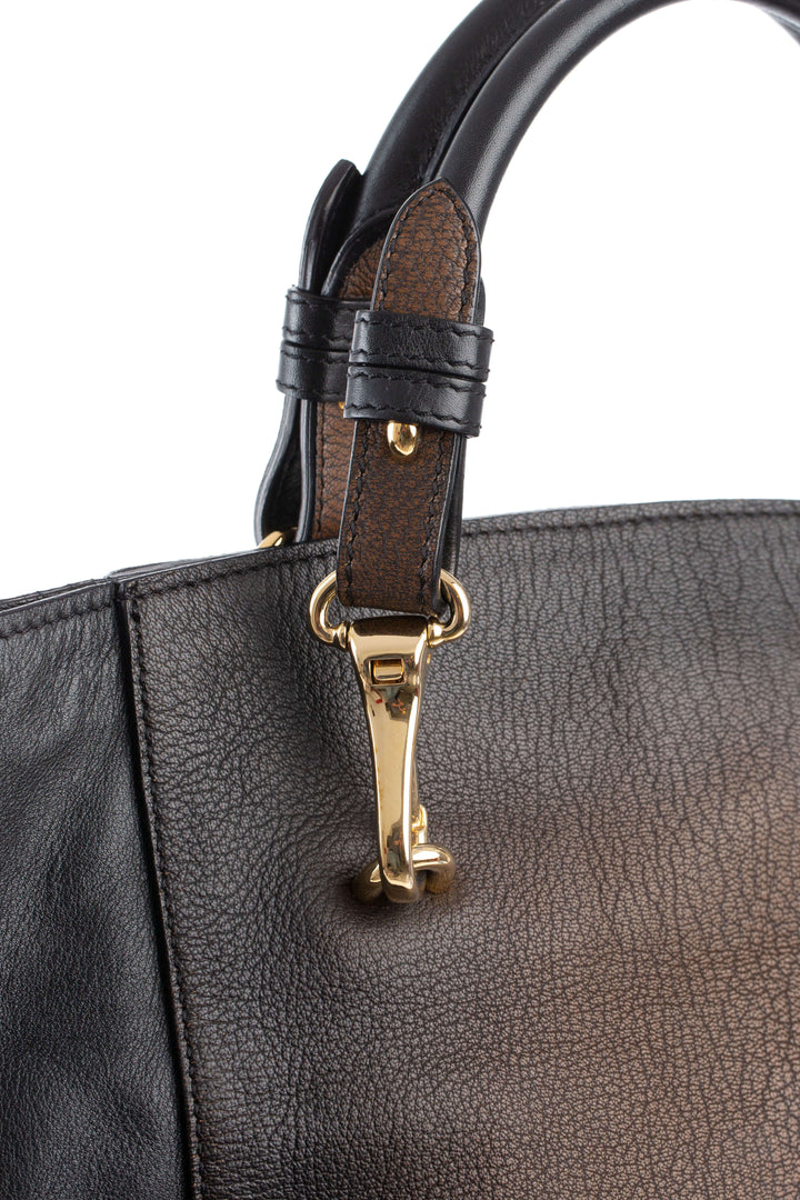 Bolsa Burberry café y negro, detalle 7 – ClosetRehab
