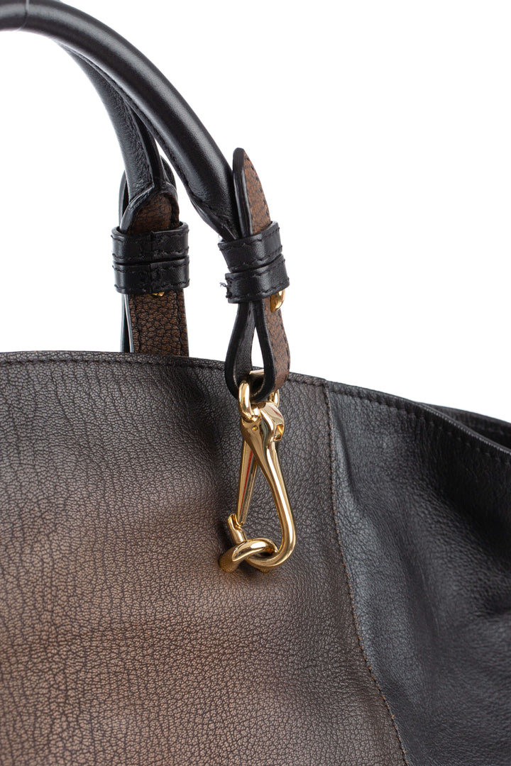 Bolsa Burberry café y negro, detalle 8 – ClosetRehab