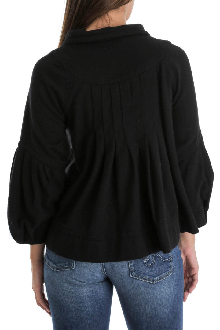 Abrigo Marc Jacobs negro, vista posterior – ClosetRehab
