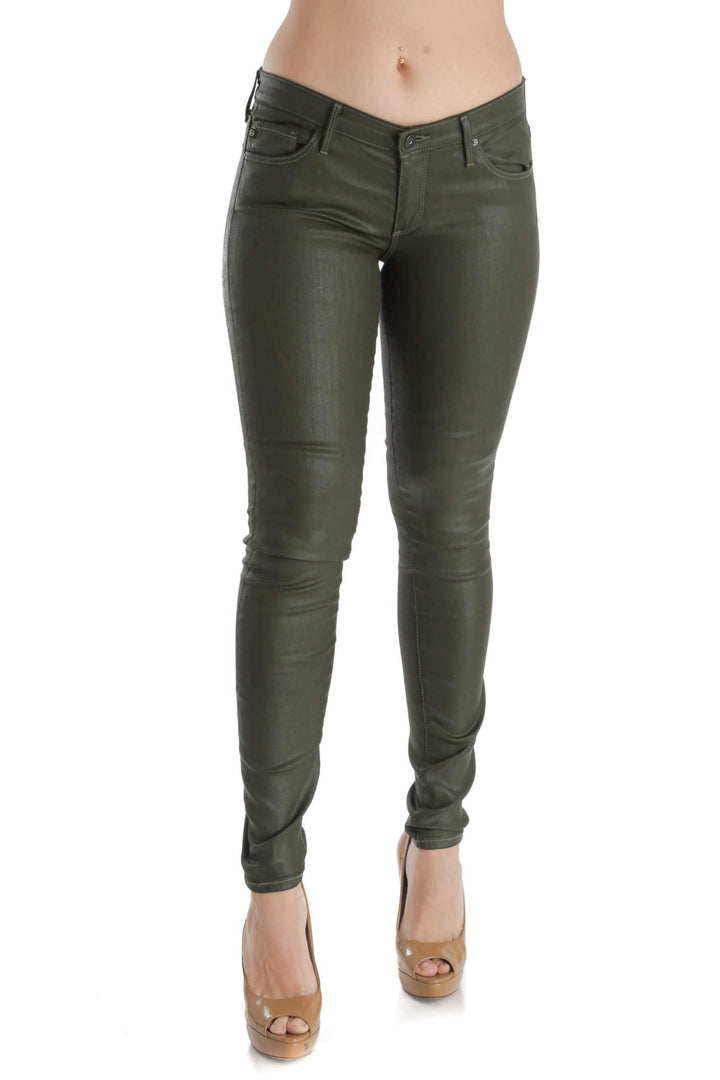 Jeans Adriano Goldschmied verde, vista frontal – ClosetRehab