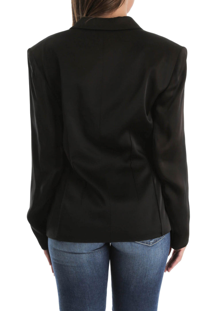 Saco Anne Klein NWT negro, vista posterior – ClosetRehab