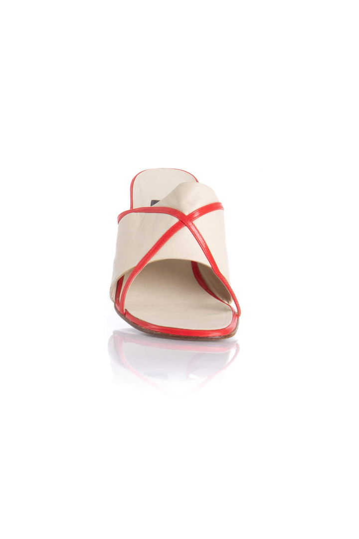 Zapato Bally beige, vista lateral – ClosetRehab