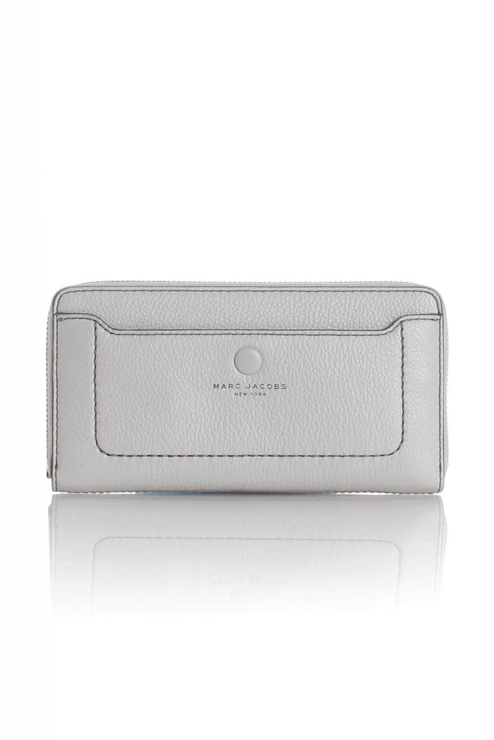 Cartera Marc Jacobs NWT gris, vista frontal – ClosetRehab