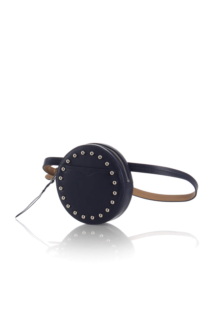 Bolsa Rebecca Minkoff azul, vista lateral – ClosetRehab