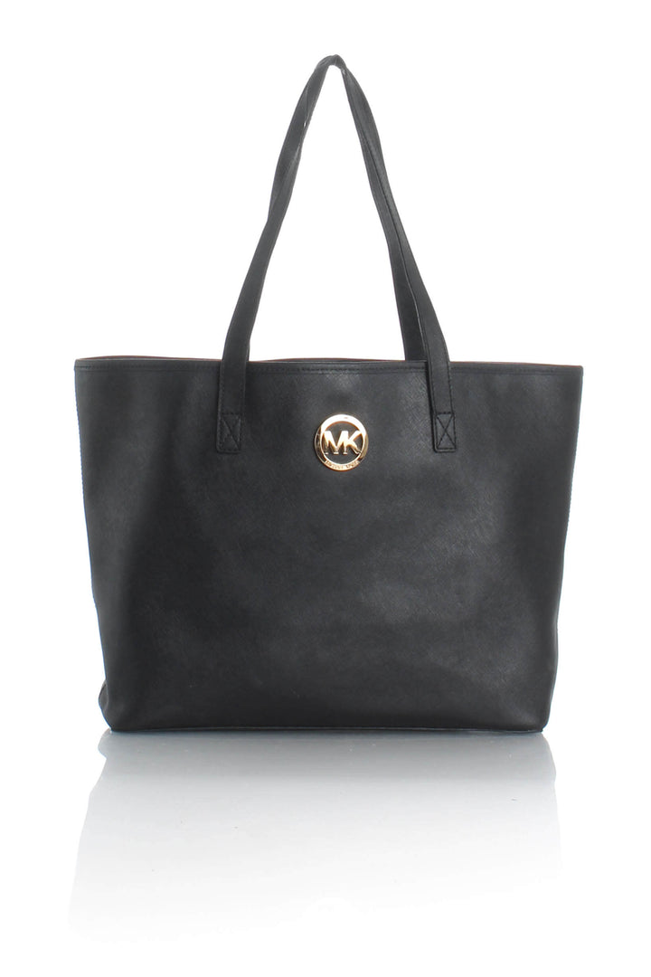Bolsa Michael Kors negro, vista frontal – ClosetRehab