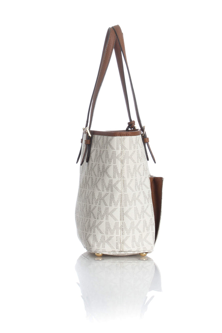 Bolsa Michael Kors beige, detalle 5 – ClosetRehab