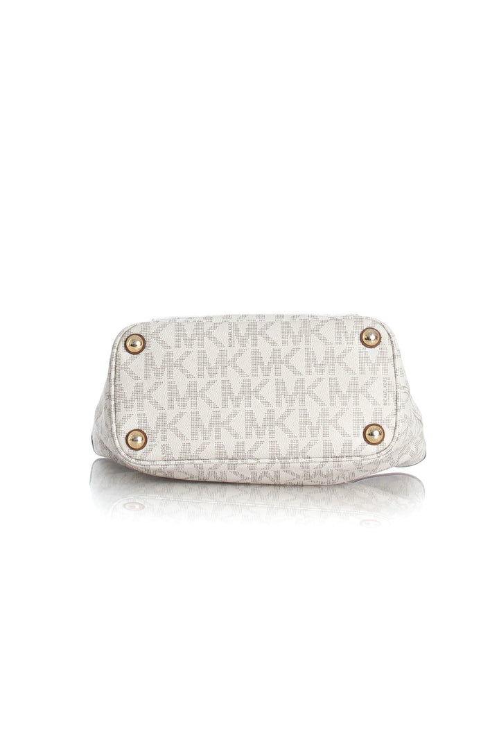 Bolsa Michael Kors beige, detalle 6 – ClosetRehab