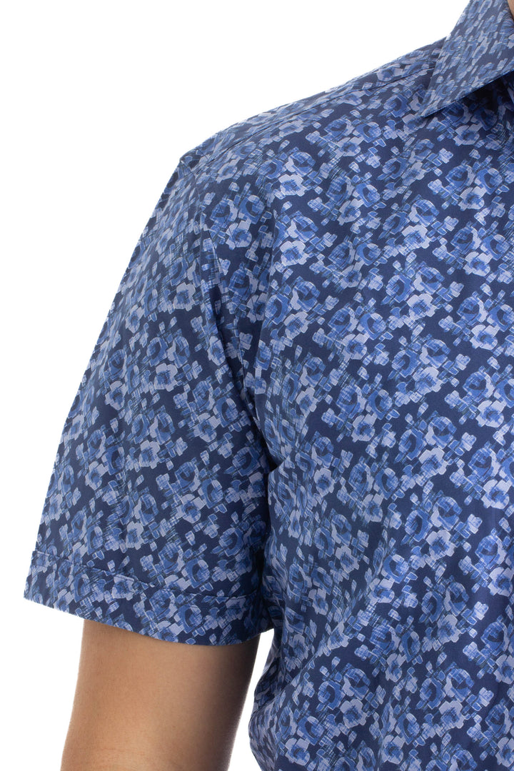 Camisa Bugatchi azul, detalle – ClosetRehab
