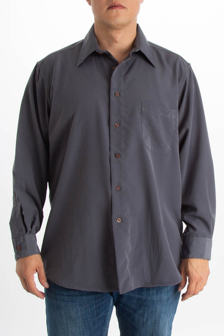 Camisa Daniel Hetcher gris, vista frontal – ClosetRehab