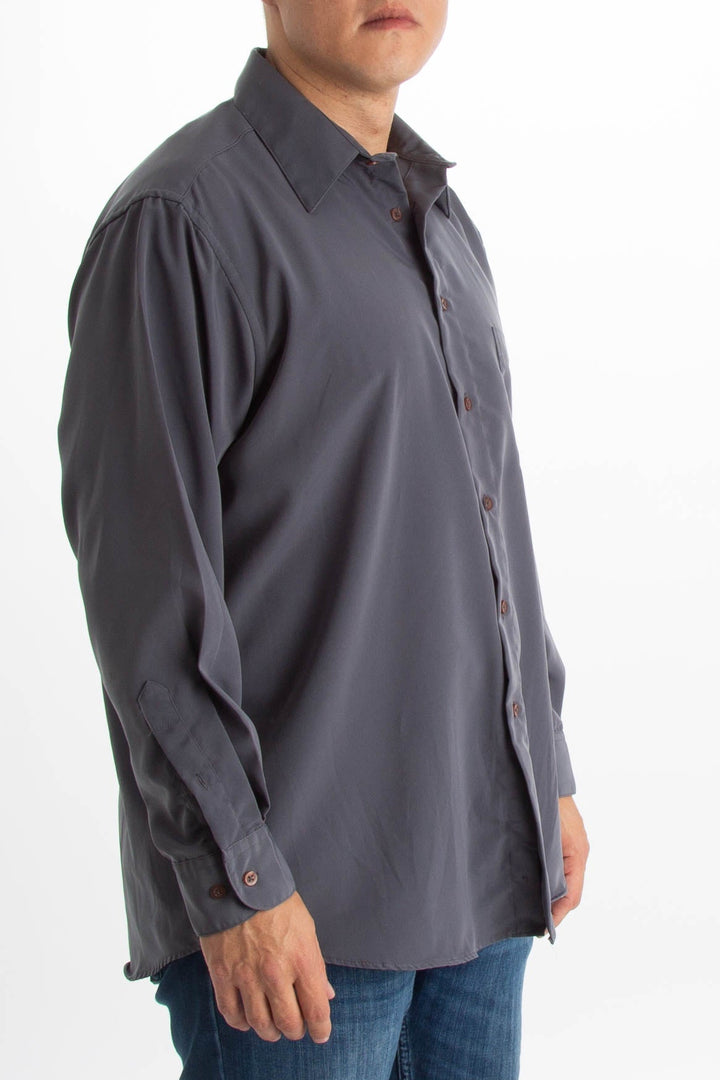 Camisa Daniel Hetcher gris, vista posterior – ClosetRehab