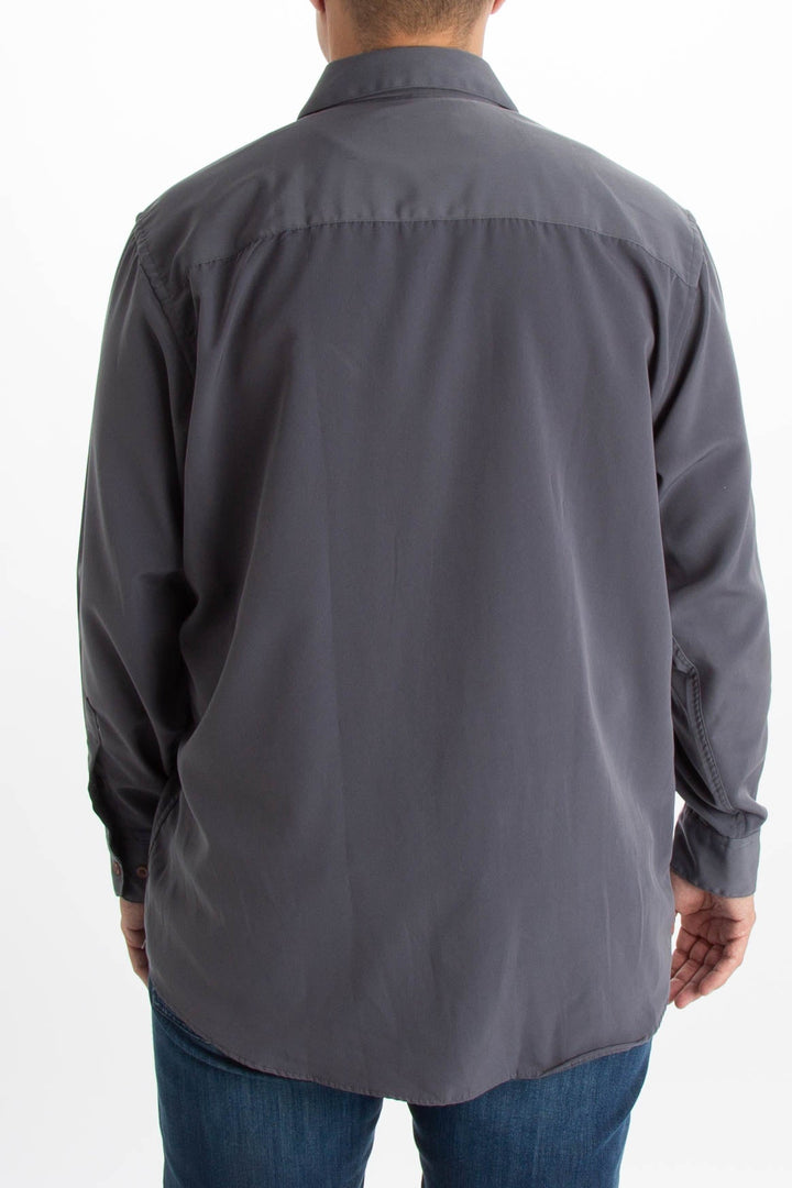 Camisa Daniel Hetcher gris, vista lateral – ClosetRehab