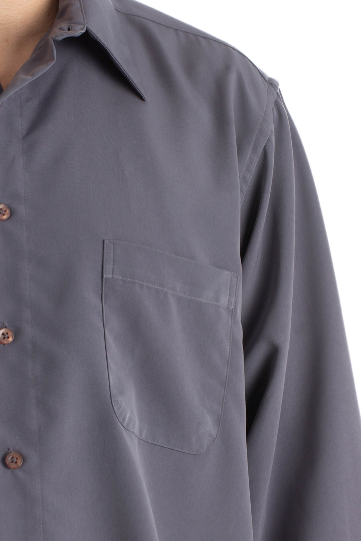 Camisa Daniel Hetcher gris, detalle – ClosetRehab