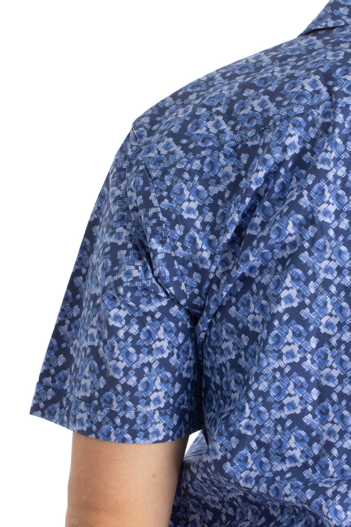 Camisa Bugatchi azul, detalle 5 – ClosetRehab