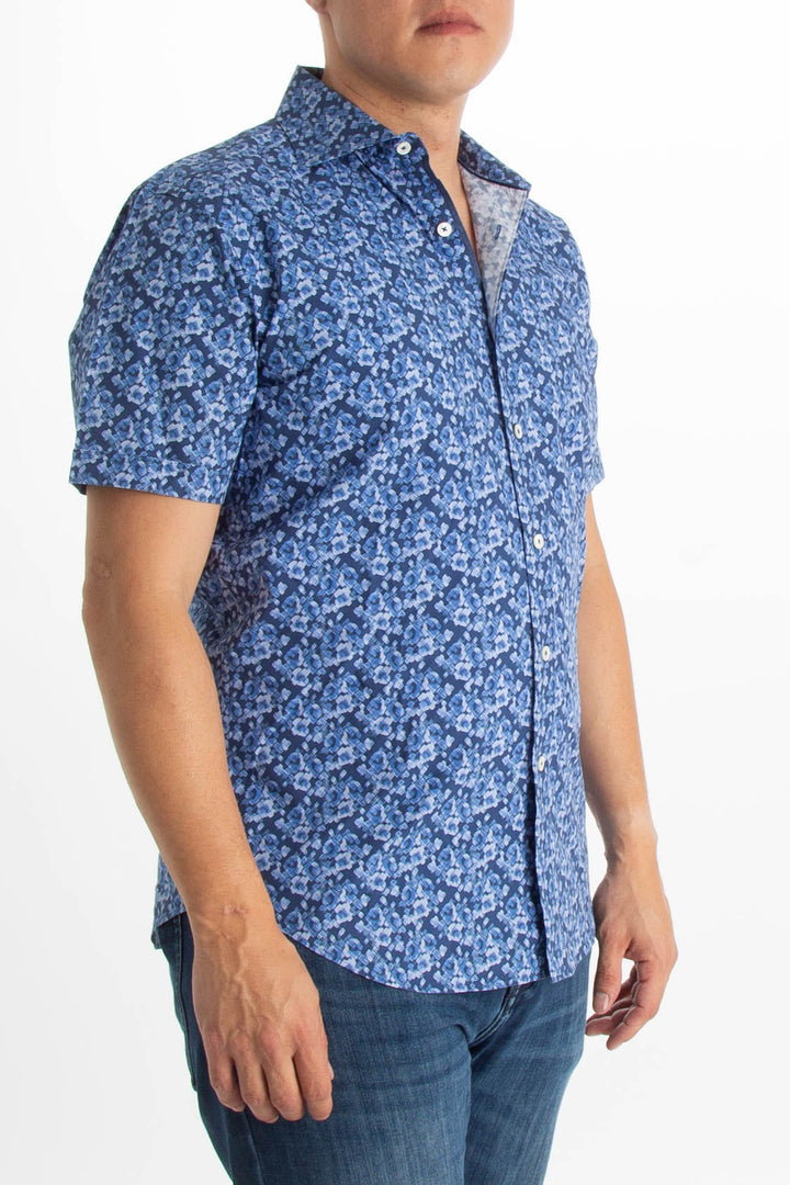 Camisa Bugatchi azul, vista posterior – ClosetRehab
