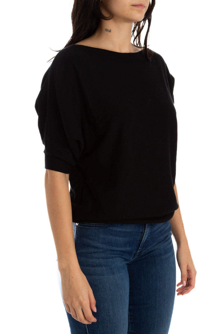 Blusa BCBG Maxazria negro, vista posterior – ClosetRehab