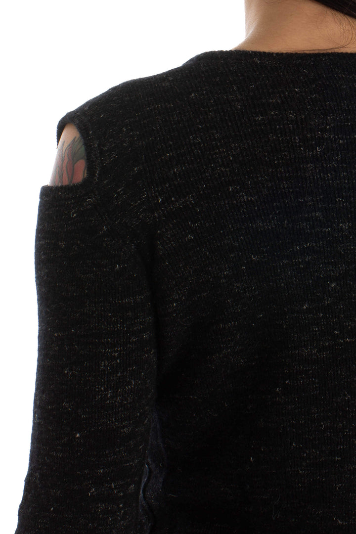 Suéter Current Elliot azul, detalle 6 – ClosetRehab