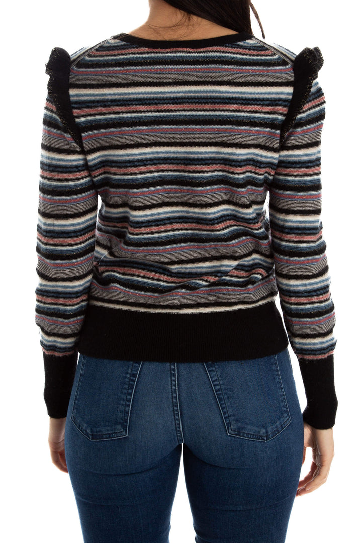 Suéter Joie negro, vista lateral – ClosetRehab
