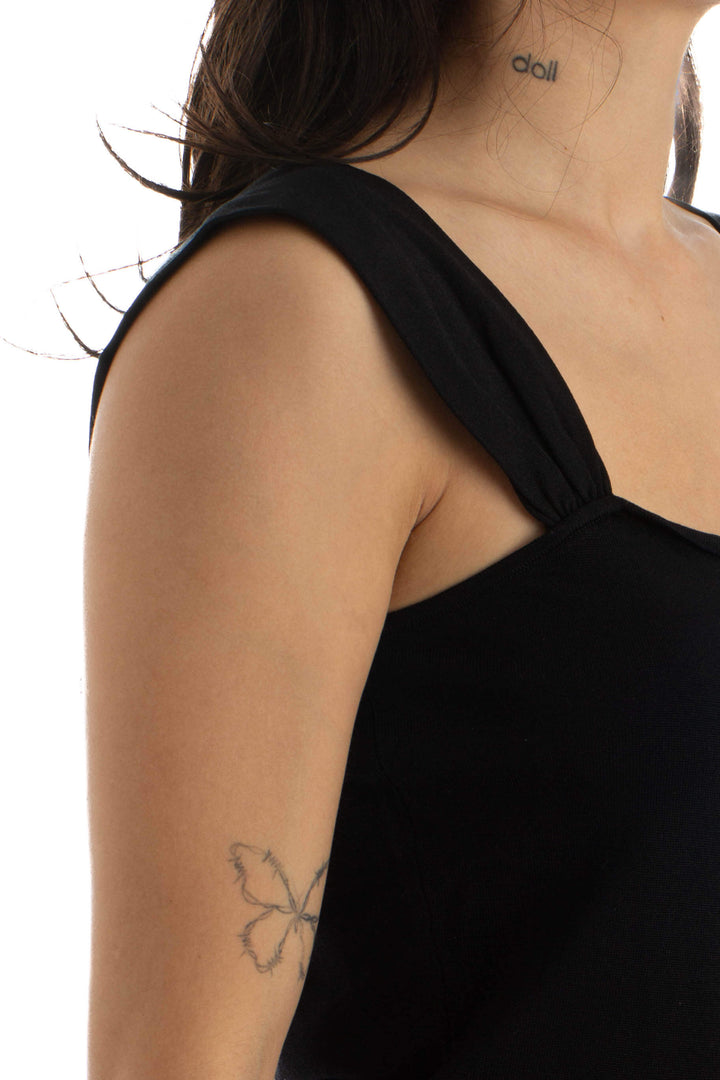 Blusa Ann Taylor negro, detalle 5 – ClosetRehab