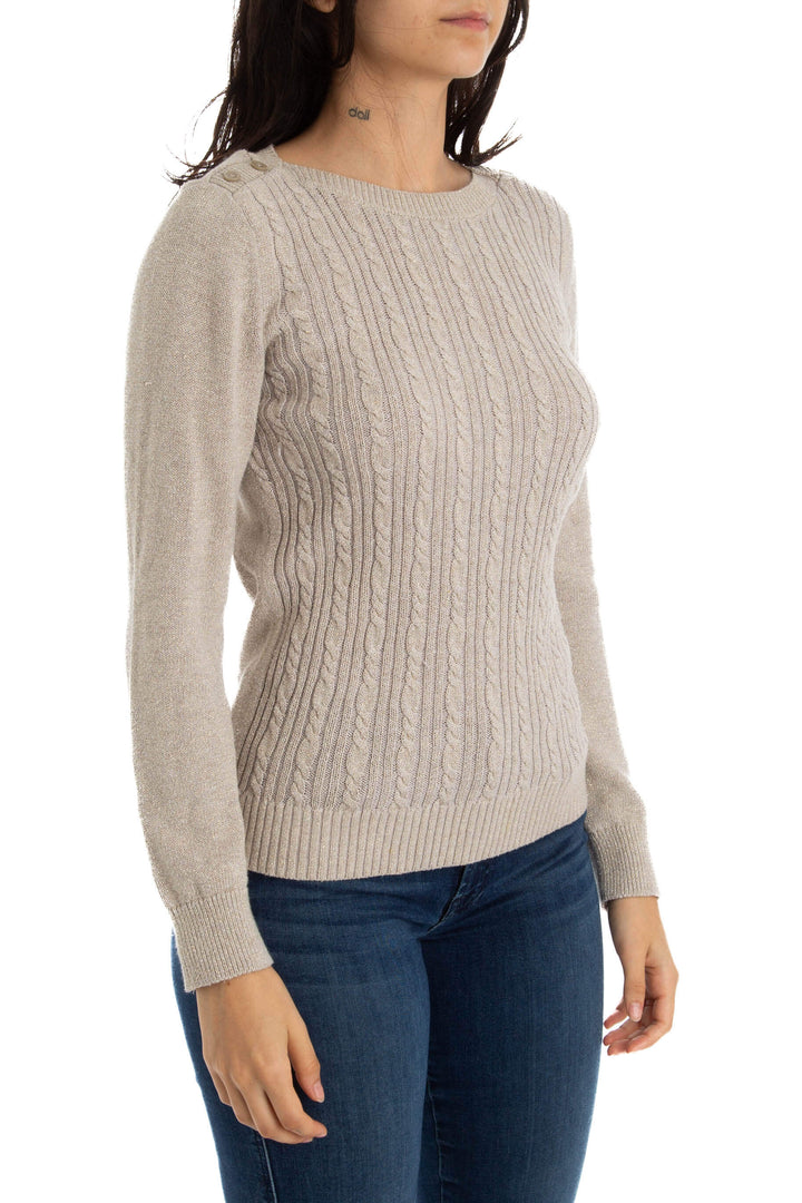 Suéter Banana Republic beige, vista posterior – ClosetRehab