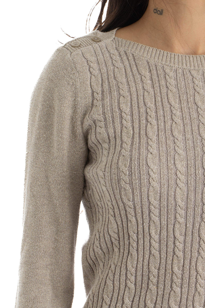 Suéter Banana Republic beige, detalle – ClosetRehab