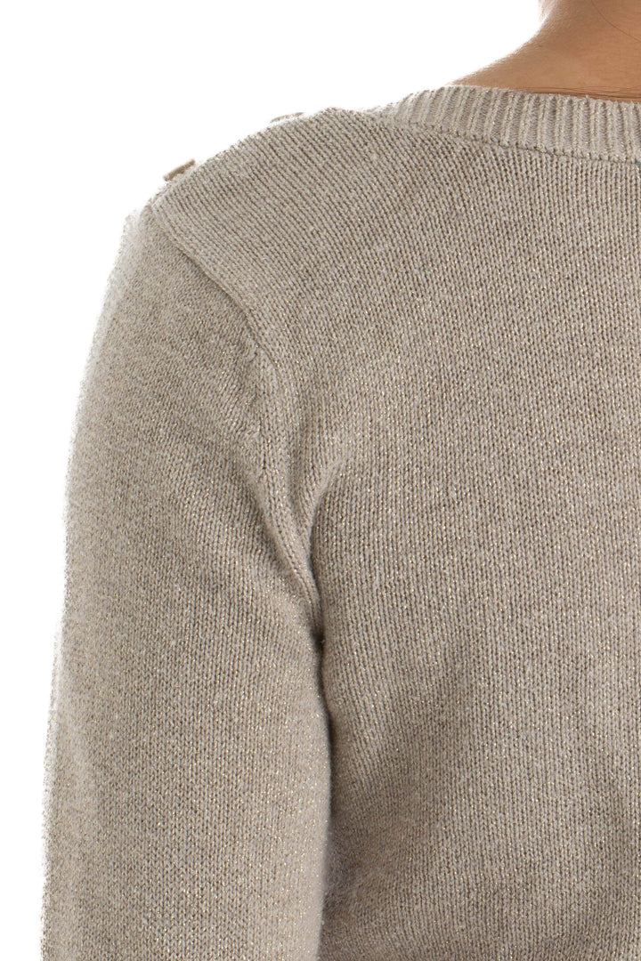 Suéter Banana Republic beige, detalle 6 – ClosetRehab