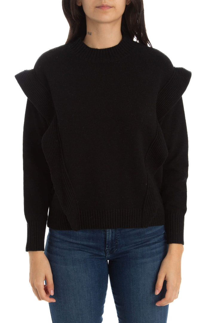 Suéter BCBG Maxazria NWT negro, vista frontal – ClosetRehab