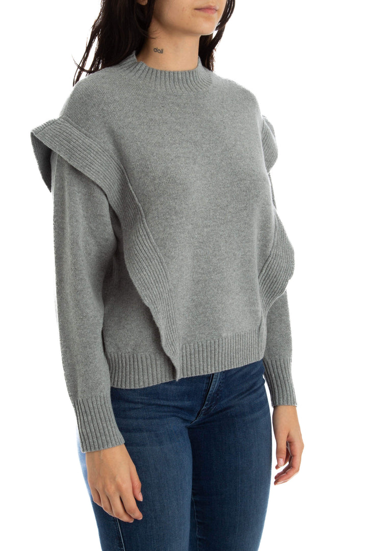 Suéter BCBG Maxazria NWT gris, vista posterior – ClosetRehab