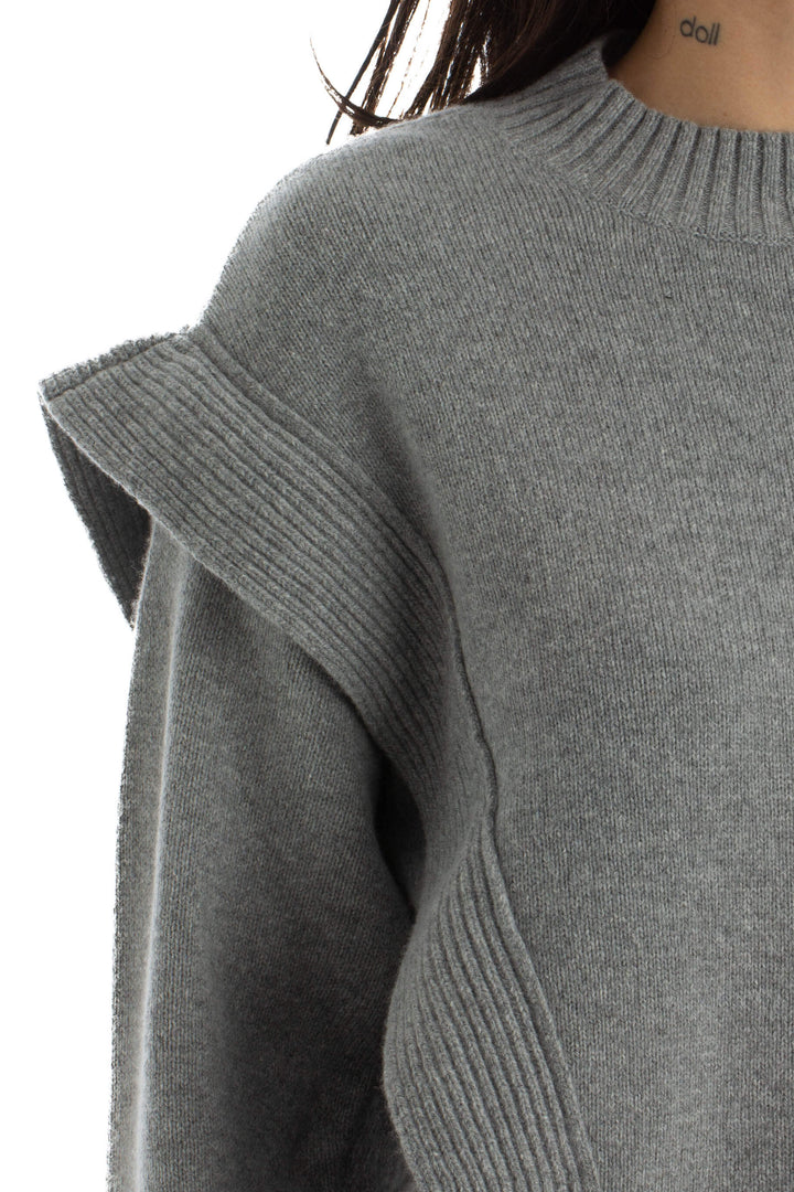Suéter BCBG Maxazria NWT gris, detalle – ClosetRehab